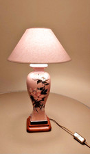 GRANDE LAMPE DRIMMER EN CERAMIQUE_PEINTE A LA MAIN_ A POSER