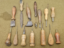 Lot of old tools Binder Binder Shoemaker old tools Saddler Shoemaker