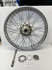 HONDA CB550F CB 550 F FOUR 1975 FRONT WHEEL 185 X 19 WITH COVER RETAINER OEM