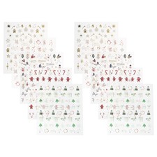  10 Sheets Stickers Ongles