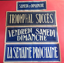 Affichettes Affiche bandeau