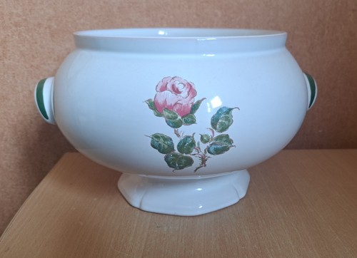 Soupière poignées décors - soupière,