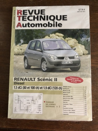 Revue technique renault scenic - technique,