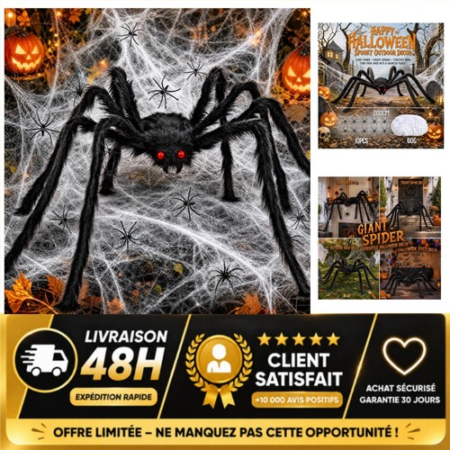 Araignée géante halloween - araignée,