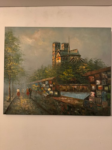 Tableau peinture paysage - ,