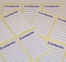 Pack d'étiquettes de contenu