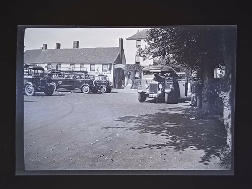 Photo film negatif ancien - negatif, bus