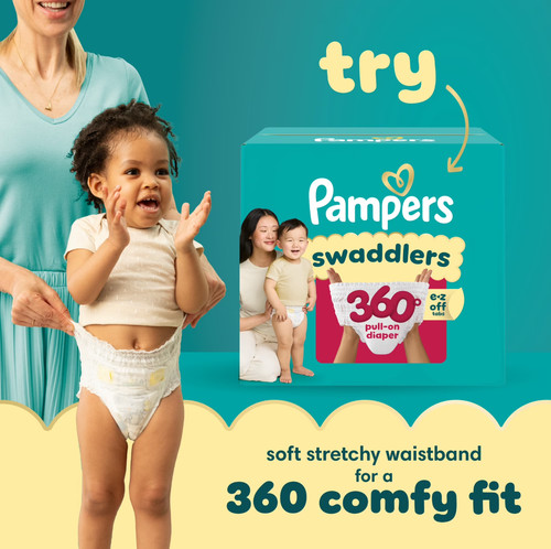 Pampers swaddlers diapers - pampers,