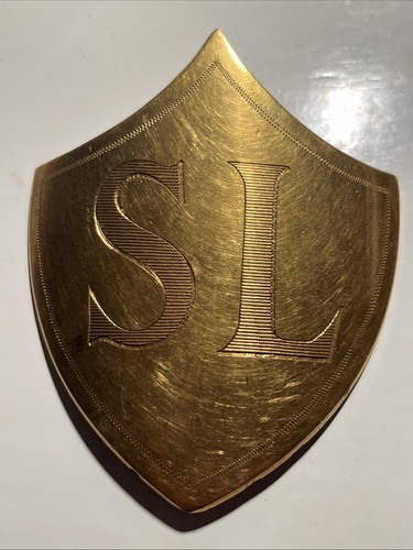 France plaque baudrier laiton - france,