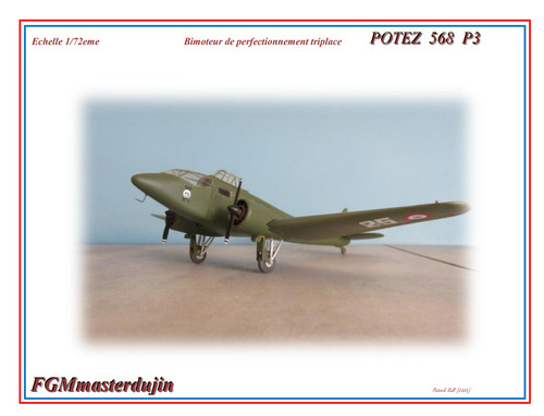 Maquette avion potez - , en
