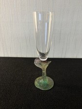 Flûte à champagne modèle nature en cristal Daum