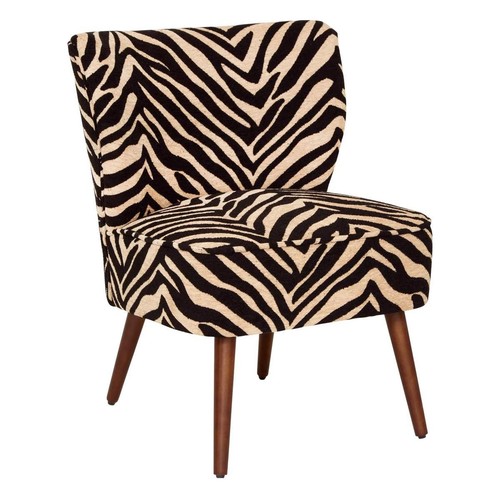 Fauteuil crapaud motifs - fauteuil, à
