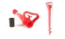 Pied de parasol vrille avec