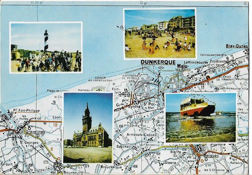 Nord carte géographique - le,