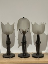 3 Lampes Époque Art Deco 43