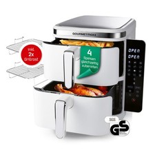 GOURMETmaxx Friteuse à air chaud Doppelkorb Double Compartiment Vertical