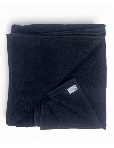 Serviette bain noire - de,
