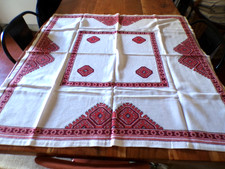 Petite Nappe en coton blanc