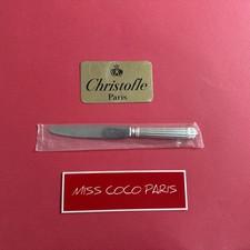 COUTEAU ENTREMETS ARIA 19,5CM CHRISTOFLE FRANCE   METAL ARGENTE NEUF BLISTER;