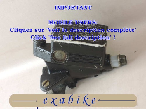 Maitre cylindre frein avant - maitre,