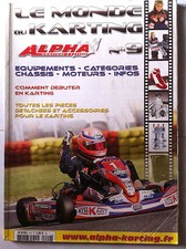 Le Monde du Karting n°9; Catalogue Equipement, Catégorie, Chassis, Moteurs, Info