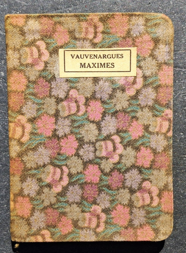 Vauvenargues maximes payot - maximes,