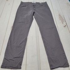 Brax chuck modern pants trousers gray stretch straight leg 