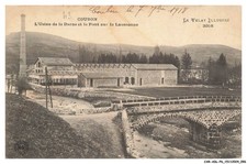 CAR-ADLP6-0373-43 - COUBON - L'usine de la darne et pont sur la laussonne