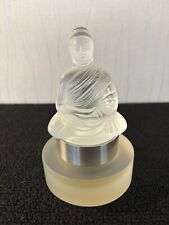 Lalique Crystal Buddha Perfume Bottle