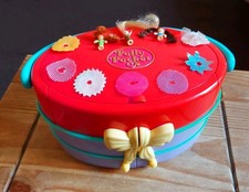 Vintage Polly Pocket Lightup Hatbox  1995 96% Complete