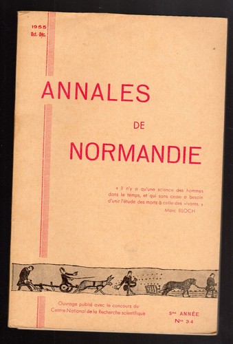 Annales normandie 1955 - normandie,