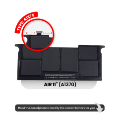 Battery for macbook - battery, (a1375)