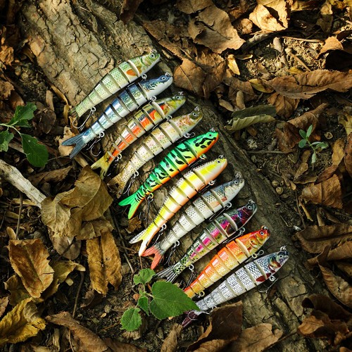 10couleur 10cm leurre - 10cm,