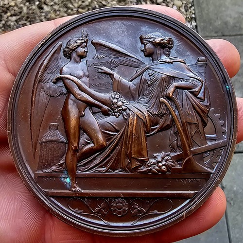 Rare médaille cuivre - en,
