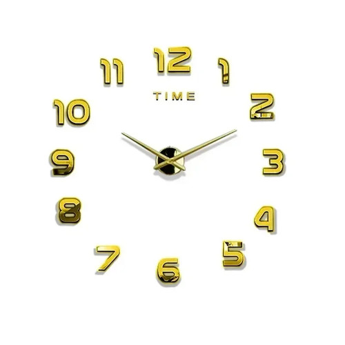 Digital clock wall - wall, stickers