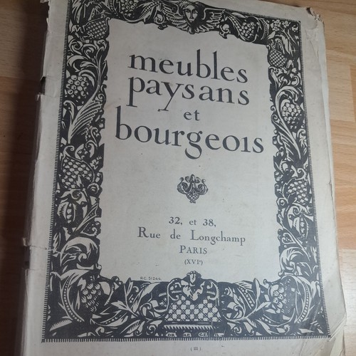 Revue ancienne meubles - meubles, paysans