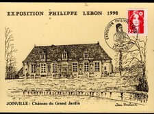 2614+ FDC CARTE 1er JOUR    EXPOSITION  PHILIPPE  LEBON  1990.