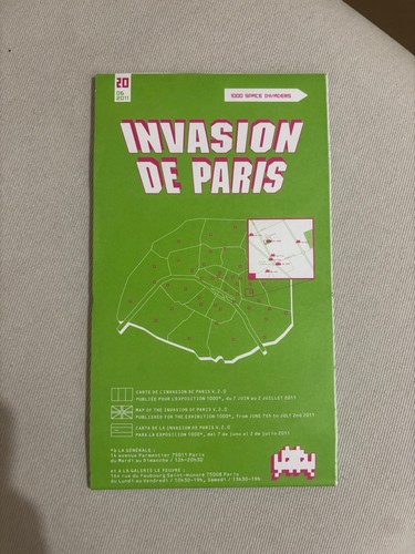 Space invader invasion map - -,