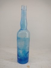 Rare Bouteille Dépuratif Bleu