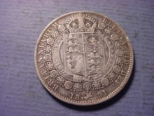 Great Britain 1/2 Crown 1891 0.4205 ASW #97023