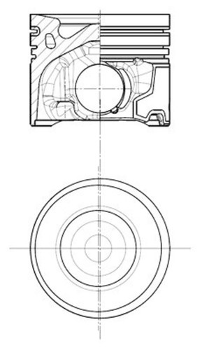 Mahle piston for citroen - for,