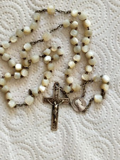 ANCIEN CHAPELET ARGENT ET