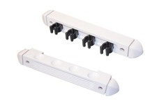 Porte queue billard portes queues mural 4 clips blanc