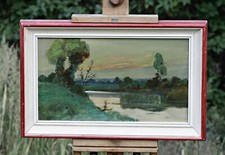 Paysage Au Fleuve – Huile