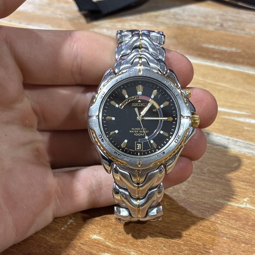 Seiko men watch kinetic - men's,