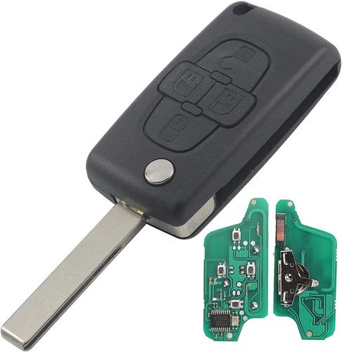 Clé vierge pour peugeot 807 - pour,