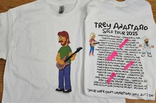2025 Trey Anastasio PHISH Solo Tour T-Shirt SIMPSONS Lurleen Homer Grateful Dead