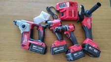 Milwaukee m18 Brushless Tool Kit Complete with Batteries 6ah 18V Charger
