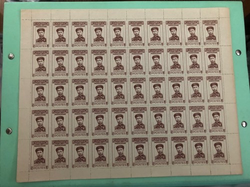 Feuille timbres n - de, 50