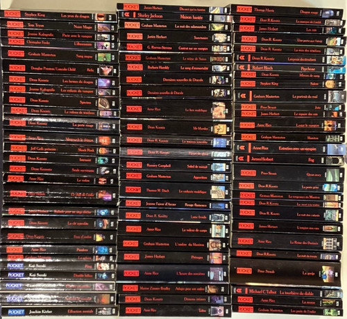 Lot livres terreur - de, 97